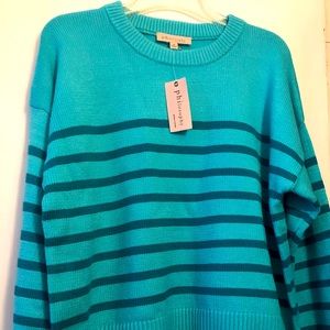Blue Philosophy sweater, size XL